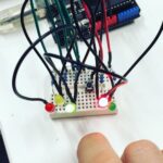 Final project of the night: TRAFFIC LIGHTS! (Lights on left are for cars; lights on right … http://t.co/wTsoBdlG2N http://t.co/pYuxR3uqSh