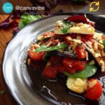 Healthy Friday lunch! RG @canvavibe: Mediterranean vegetable +chorizo stack #fresh #friday… http://t.co/SBf40bWtHy http://t.co/MfG8UjnK51