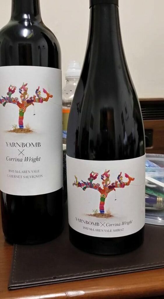 Yarnbomb wine is a thing? GAHHH. http://t.co/HEHK5rhbVL