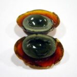 I had my first century egg today. Taste = fine. Appearance = NIGHTMARE FUEL. http://t.co/5o9HVFFtzX http://t.co/vnuT6NFAG8