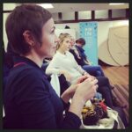 The lovely @shvedma knitting at #GGDSyd. This is my legacy. http://t.co/7jx7N17uOc http://t.co/3KAICbijiN