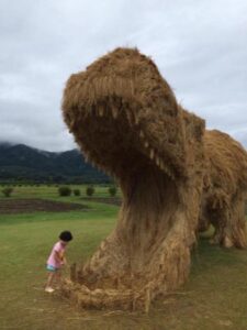 Giant Dinosaur Sculptures Made of Recycled Rice Straw Pop Up in Japan http://t.co/XmG3vn3XF5 COOOOOL! http://t.co/gxzv9ogWQq