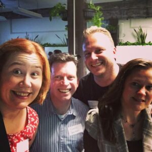 Selfie with @tonyhollingsworth, @servantofchaos, and @chloebeevers! #startupaus http://t.co/UdyhKCBheo http://t.co/h2J2Uc8ylq