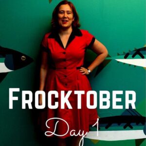 Here we go #frocktober! I felt like starting with a bang, so I went with the red Diner Dre… http://t.co/lJYo9EPa7T http://t.co/FOC4svnZ5h