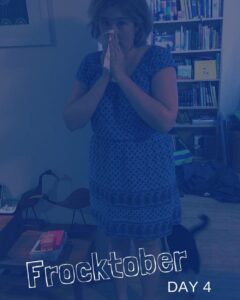 #frocktober day 4: In a blue funk from a terrible allergy attack. *sniff* I'll live. http://t.co/lly1wMrxLD http://t.co/chwtNXBKQ0