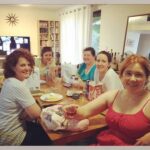 Beating the heat with wine and ice cream! #crafternoon #sewing #knitting http://t.co/t52ru9cL5z http://t.co/zZVT9f7yk7