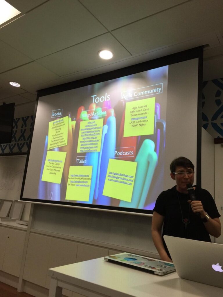 So many excellent Agile resources from @bemaia! #GGDSyd http://t.co/WgQ4Uyjn17