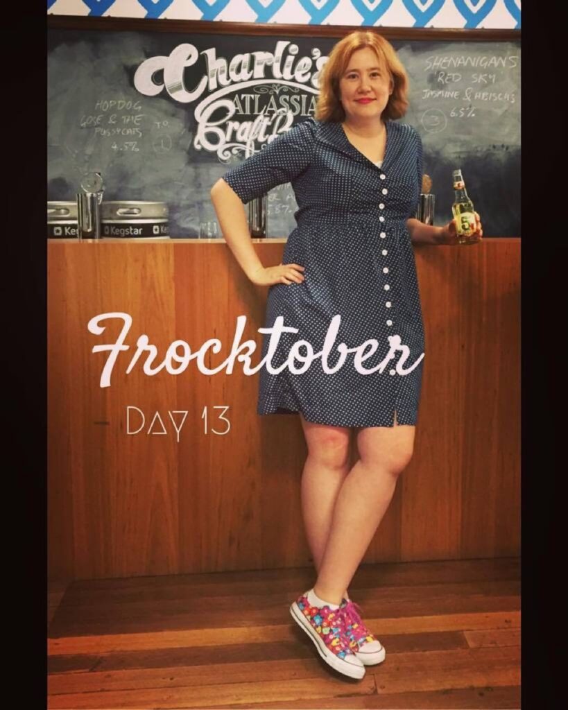 #frocktober day 13: self-made Darling Ranges dress! @megannielsenpatterns http://t.co/CSDptwOoMH http://t.co/skPH1LNAID