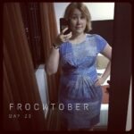 #frocktober day 23: new dress in a Melbourne hotel room. https://t.co/xsffFMOlZU https://t.co/b7jNY220bW