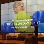 “If your pitch doesn’t end with ‘AND THE COPS CAN’T DO SHIT‘ your startup idea sucks.” Ha! #gangsta #tdccareersummit https://t.co/7kbIwQe8cV