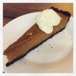 Pumpkin pie with chocolate crust and whipped cream, courtesy of @canvavibe! #spoiled https://t.co/em549xCgxK https://t.co/7zLXPf1fq6