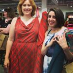 Posing in my Myrtle dress with the actual fabric with the ACTUAL DESIGNER. #zomg @saraimit… https://t.co/rOXV1SjIOi https://t.co/Lveyje7Wif