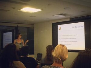 So proud of the amazing @shvedma as she presents at #ggdsyd tonight! Also, her lippie is O… https://t.co/kTBtBmXxjh https://t.co/r5uJYlGijb