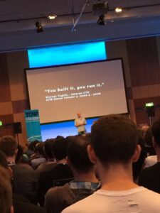 “You built it, you run it.” - Werner Vogels. That’s a statement I can get behind. #YOW15 https://t.co/8Isfied8BR