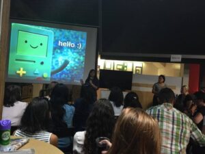 Zarah kicking things off at GDG Women Techmakers event. #wtm16 #ggdsyd #wwcsyd https://t.co/4I0ZBv6P4O https://t.co/SZSyowsCJt