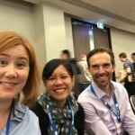 Managed a quick #speakerselfie with @daphnechong and @thepaulrayner! #yowwest16 https://t.co/wz1IcxiJFc