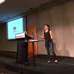 Really excited to finally hear @daphnechong talk about video transcoding system she built for ABC iView! #yowwest16 https://t.co/VdgWEx1aLX