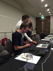 Speaker prep room has been invaded by Bronies. #yowwest16 @evanderkoogh @thepaulrayner @RMcKergow @simonraikallen https://t.co/s6J5O5QvWy