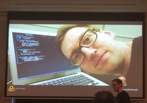 RT @simonraikallen: The code literally fits in my head. @evanderkoogh #yowwest16 https://t.co/u1CTOZ1X1U