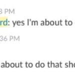 Thanks @DamonOehlman for suggesting I change my Slack name to "mshoward". It's giving me SUCH JOY. 😂 @metaeaux https://t.co/GB5aWD7vFI