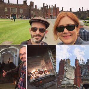 Impromptu visit to Hampton Court. Screwed up our schedule, but lovely nonetheless! https://t.co/sR3flaUtL2 https://t.co/pNRabPLdDl