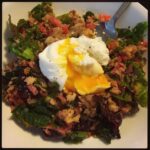 Sausage, chard, and cauliflower hash with poached egg. Perfection! https://t.co/EVjbQhk9yg https://t.co/R8XvNrngcF