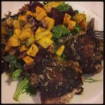 Beetroot & Pumpkin Salad with Oregano Garlic Chicken from @eatdrinkpaleo! #madebyme #yum https://t.co/BnkopimcXc https://t.co/vJUUOH3ujY