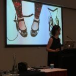 The delightful @noopkat talking about her Meow Shoes. This is relevant to my interests. 😻 #yowconnected https://t.co/YwMTnlUigG