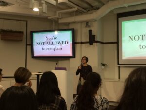 Leanne giving us all permission to complain, even when you're following your passion in your dream job. #GGDSyd https://t.co/I2TktDd47n