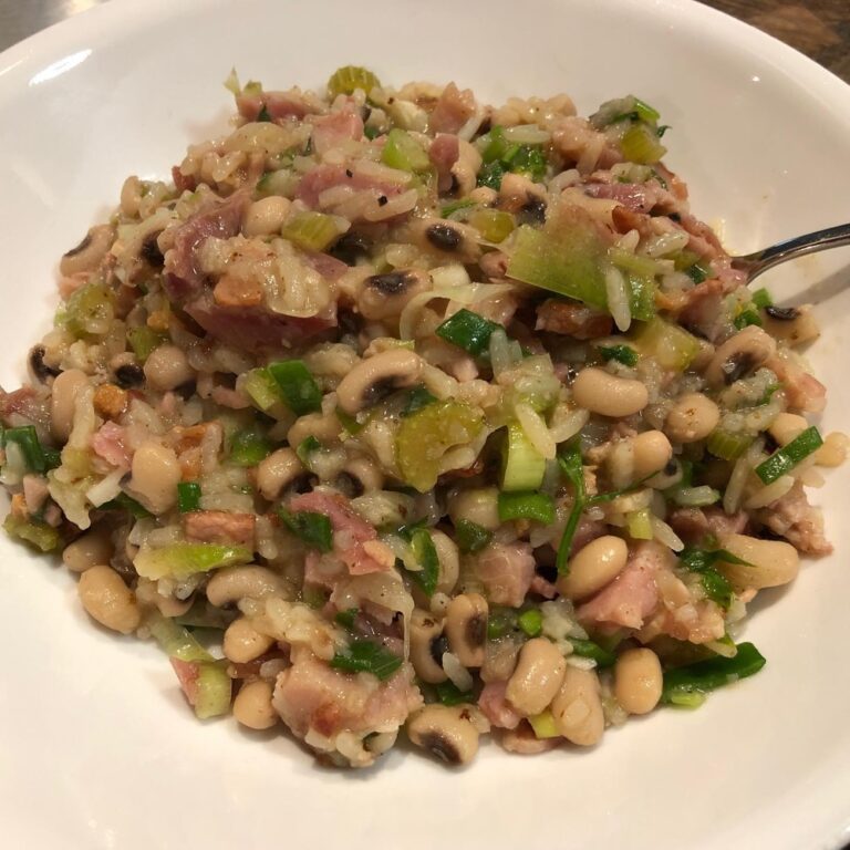 New Year’s tradition - Hoppin’ John! (Black eyed peas for luck in 2020...)