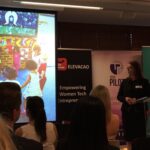 Silvia from @CoviuApp pitching! Coviu provided videoconferencing for last week's #HealthHackAu. #elevacao #pitchready https://t.co/T4pclpTizG