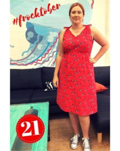 #frocktober day 21: Mississippi Ave. dress by @sewhouse7, made by me! https://t.co/tZRf4pjEY5 https://t.co/0oqm6fihsV