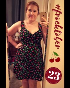 #frocktober day 23: "Lucky Cherries" Parfait dress by @colettepatterns, made by me! https://t.co/m1GYxNaZAe https://t.co/IhfFXwwz1e