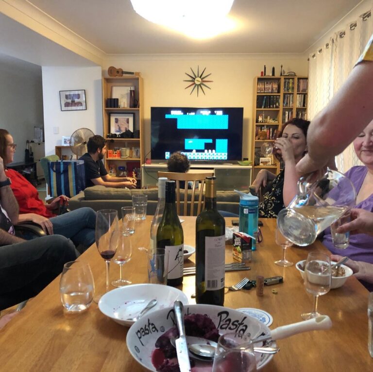 Ham, brisket, ribs, salads, summer pudding and homemade ice cream... and some of my favourite people. 🥰