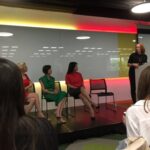 Finishing #ConnectedWomen with a panel: @lorrainemurphy1, @karenlawson2025, @sarah_liu, and moderator @reneegamble https://t.co/tVlsikIitc