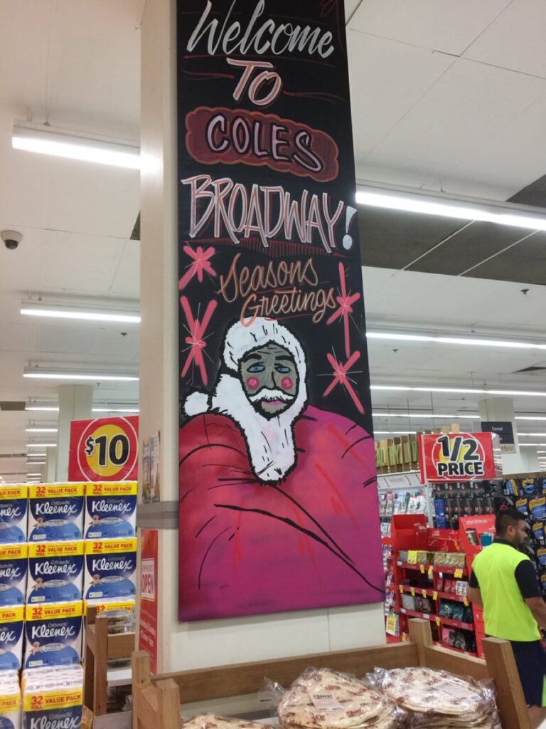 Can't sleep. Santa will eat me. (WTF Coles?!) https://t.co/bPCwzgS5mf