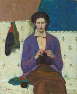 @lifeasdaddy @JohnConstableRA Nice! My fave knitting art is Grace Cossington Smith's Sock Knitter. https://t.co/DNr9Wd0cfS https://t.co/c8veFkA0G3