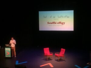 Soufflé effigy - why free fonts are bad, and also the name of my rock band’s first album. #Direction16 @WayneATF https://t.co/4pEbOfQSgg