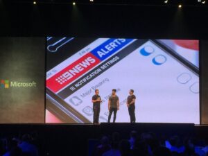 Hey, great showcase of the @9NewsAUS Alerts app! Great job, @ninedigital. 😁 #Microsoftdev @kunaal84 https://t.co/Yq0xyeQh0T