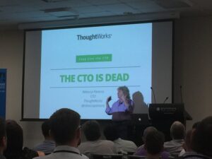 So excited to hear from @rebeccaparsons on what CTOs do and why the role needs to exist. #ctosummit https://t.co/USzDtiLWc1