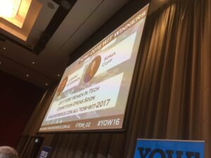 Congrats to @LareneLg and @Cuff_S for being selected @yow_oz 2016 WiT speaking comp winners! Check website for details on 2017 comp. #yow16 https://t.co/sxMaJKFKGM