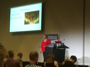 “There be dragons…” @apaipi on why focus on 100% resource (people) allocation can lead to destroyed teams & lack of time to learn. #yow16 https://t.co/zFcNxp71ky