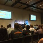 So many people taking notes in @thepaulrayner’s excellent EventStorming talk! #yow16 https://t.co/GUa8CmdFWl