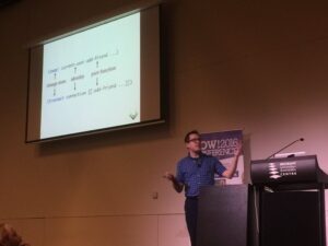 I want to be tweeting during @stuartsierra’s talk, but I’m actually learning HEAPS! He’s a very good teacher and explainer of things #yow16 https://t.co/HjyLCiS7ow