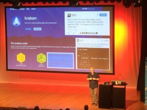 Naming your open source framework “kraken” is serious genius. #yow16 @billwscott https://t.co/IC0zRaA2a9