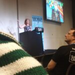 RT @lexy_jane: Knitting with @web_goddess at Knit One, Compute One. #yow16 https://t.co/6MX38mntMx