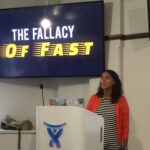 First speaker is @randommood talking about the Fallacy of Fast. #wwcsyd #yow16 https://t.co/mlSMv3NXnG