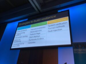 Different strategies to build resilience based on Borrill’s model. - @randommood #yow16 https://t.co/EZazQu4v33