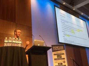 Love it when speakers cross-pollinate. @mranney’s namechecked both @caitie and @cmeik in his excellent #yow16 talk today! https://t.co/5UFR2gGuG1