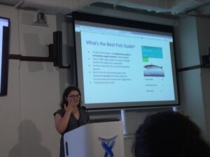 Next is @Sebbenbear telling us about her first Android app - The Best Fish Guide 2017! #wwcsyd https://t.co/mQtVVdnnn8